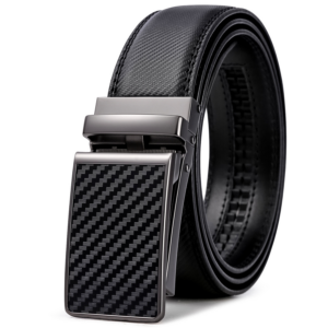 Frentree Gürtel Herren Automatikschnalle, 3,5 cm Breit Ledergürtel mit Ratsche, für Business Anzug Jeans, Kürzbar