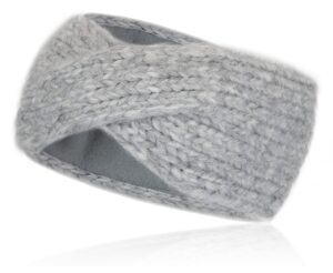 Frentree Stirnband Damen, Strick Haarband Ohrenschützer im Schleife Design Mädchen