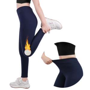 Thermoleggings Damen mit Fleece Gefütterte Thermo Leggings für Winter High Waist