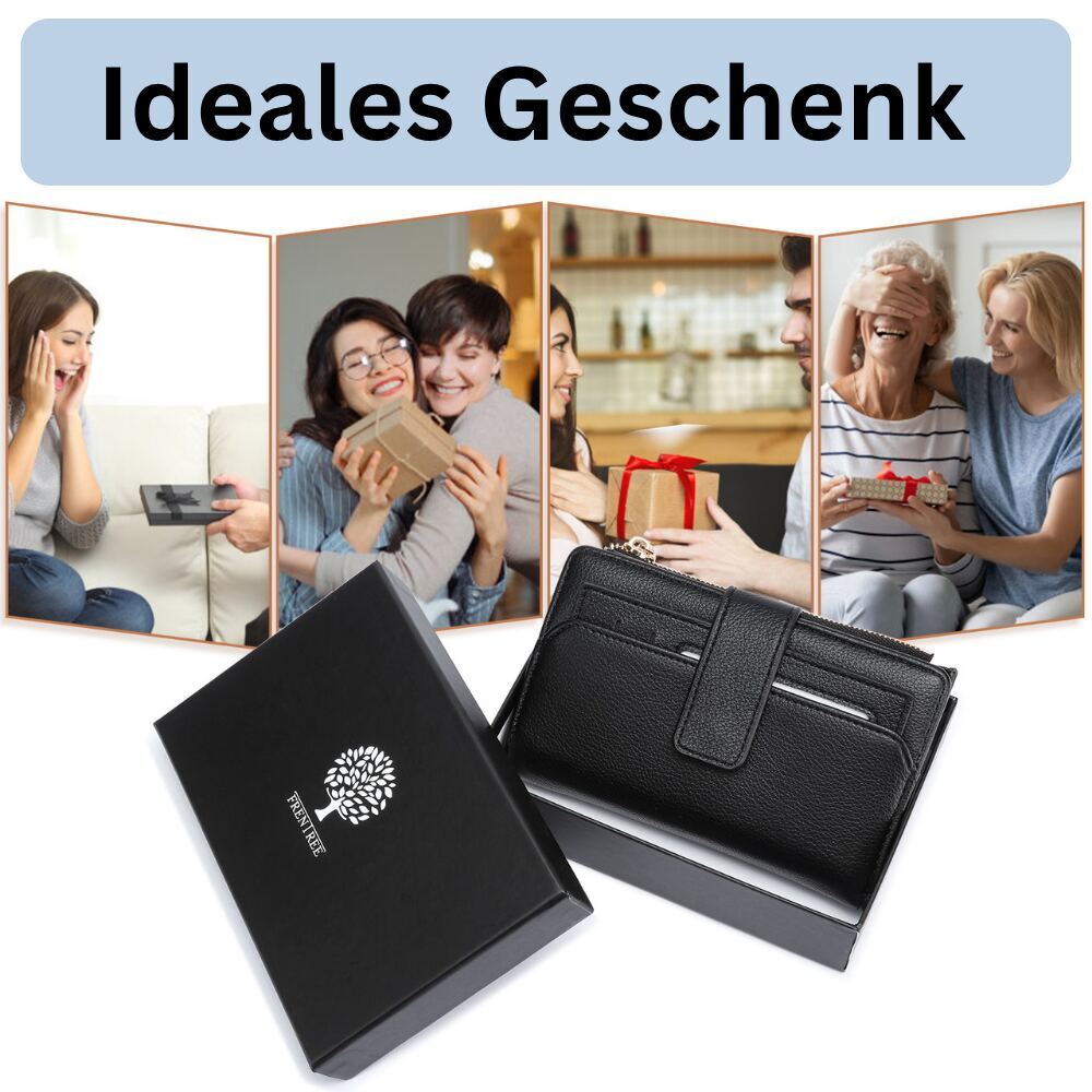 Damen-Geldbörse mit herausnehmbarem Kartenetui und RFID-Schutz – Bild 10