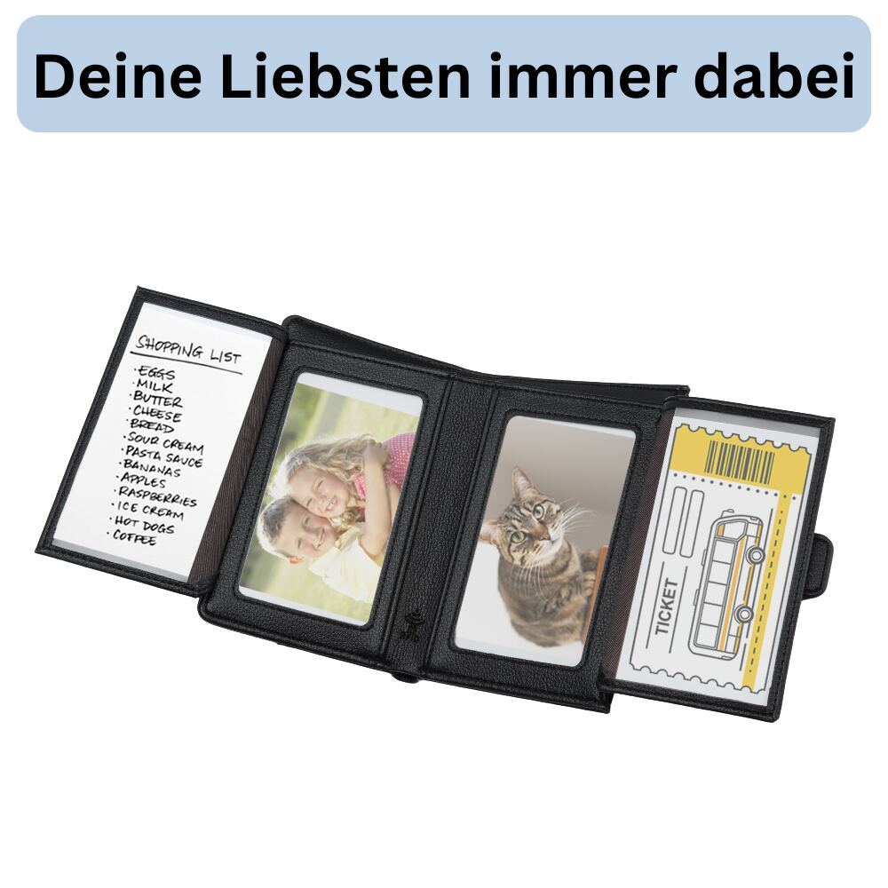 Damen-Geldbörse mit herausnehmbarem Kartenetui und RFID-Schutz – Bild 13