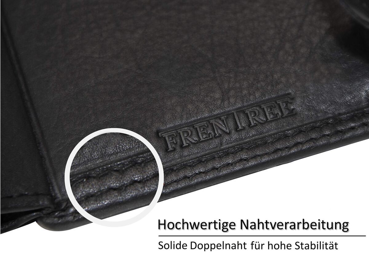 Herren-Geldbörse aus Nappaleder im Hochformat mit RFID-Schutz – Bild 3