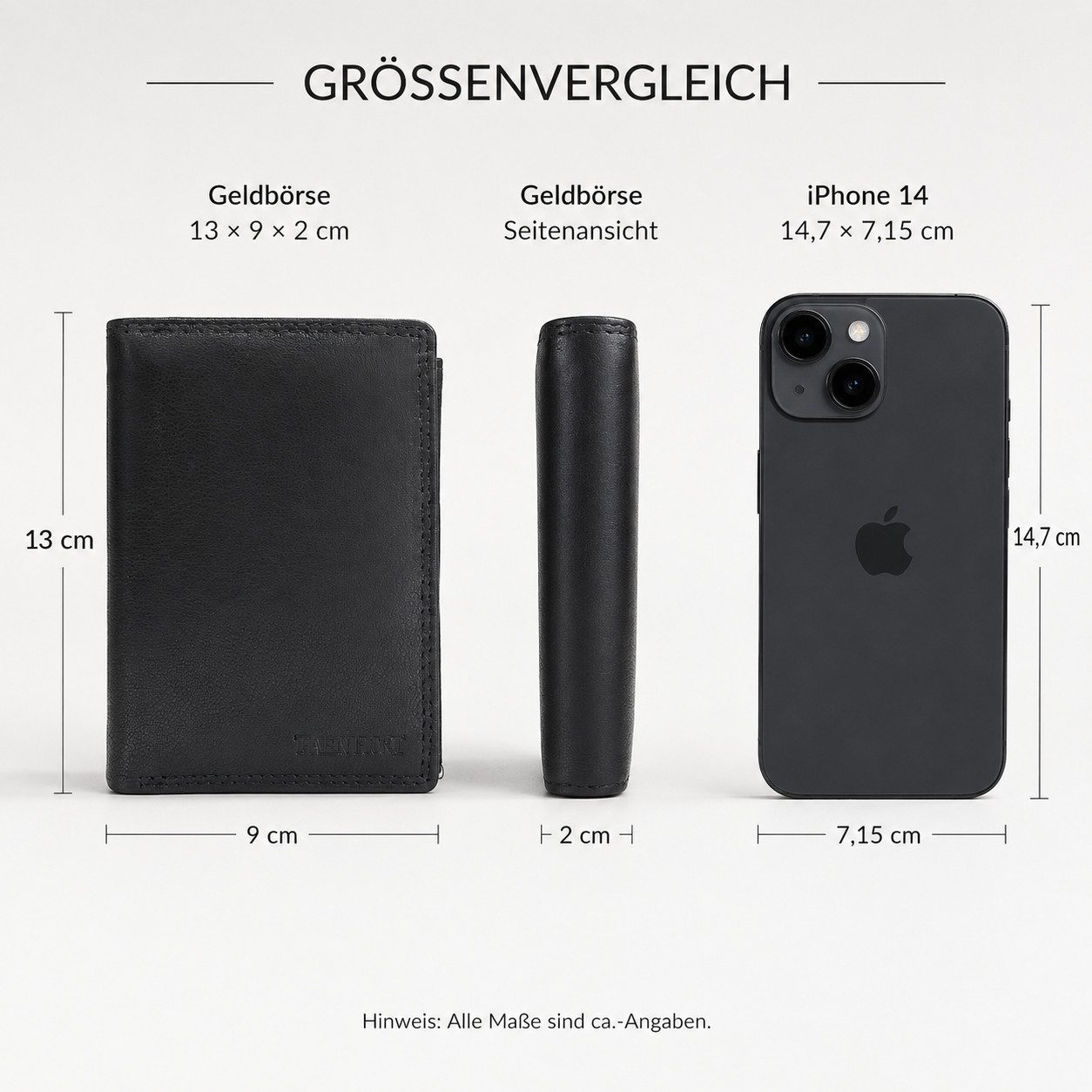 Herren-Geldbörse aus Echtleder im Hochformat mit RFID-Schutz – Bild 7